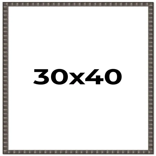 Deco Black Picture Frame - UV Acrylic, Foam Board Backing, Hanging Hardware {1}