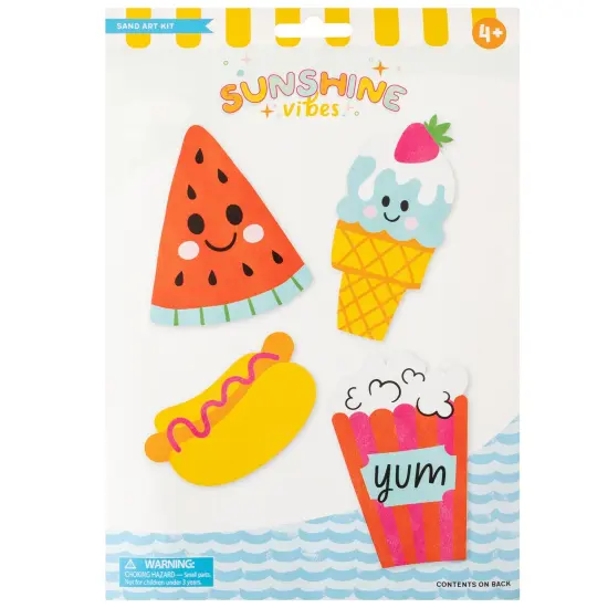 Colorbok Sunshine Vibes Sand Art Kit-Makes 4 {1}