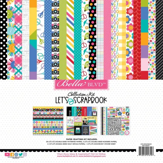 Bella Blvd Collection Kit 12"X12"-Let's Scrapbook! {1}