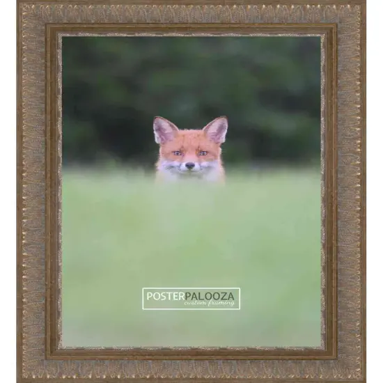 Ornate Gold Picture Frame - UV Acrylic, Foam Board Backing, Hanging Hardware {1}