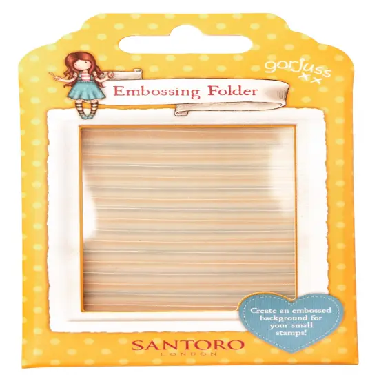 Studio Light Gorjuss Essentials Embossing Folder-Nr. 18, Stripes {1}