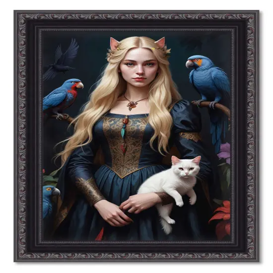 Panoramic Antique Red Picture Frame - UV Acrylic, Foam Board Backing, Hanging Hardware {4}