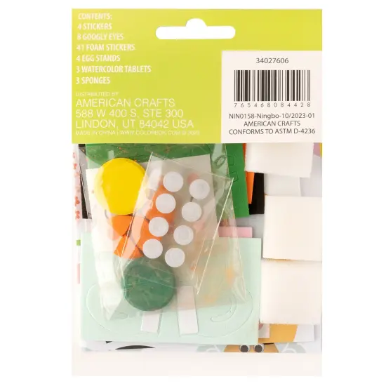 Colorbok Bunny Boutique Egg Decorating Kit-Bugs, Makes 4 {3}