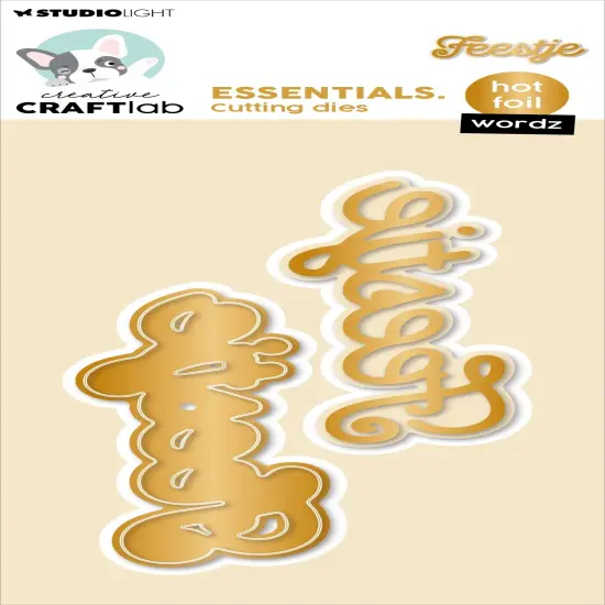 Studio Light Essentials Hot Foil Cutting Die-Nr. 01, Wordz {1}