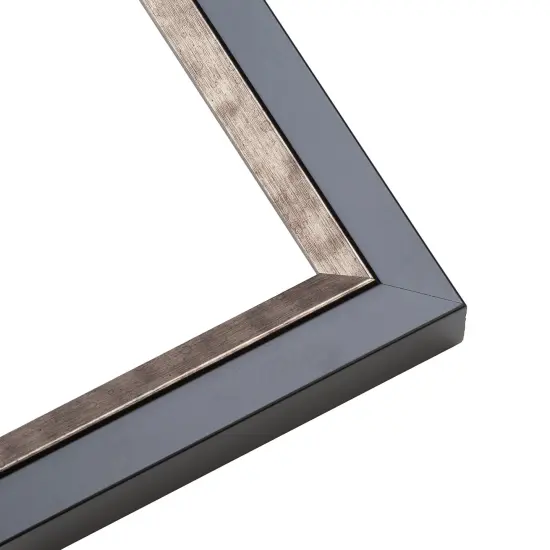 Panoramic Simple Silver Picture Frame - UV Acrylic, Foam Board Backing, Hanging Hardware {3}