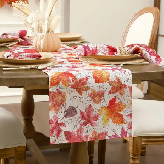 Maple Leaf Table Runners {4}