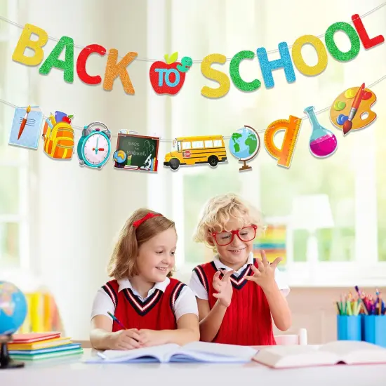 Glitter Back To School Banner {2}