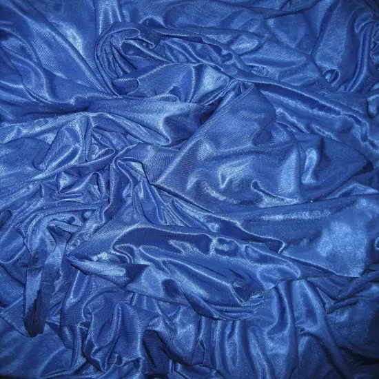 1 Yard Royal Blue Tricot Fabric Low Stretch Polyester For Aerial Use Crafts 108&Prime;-120&Prime; Wide {2}