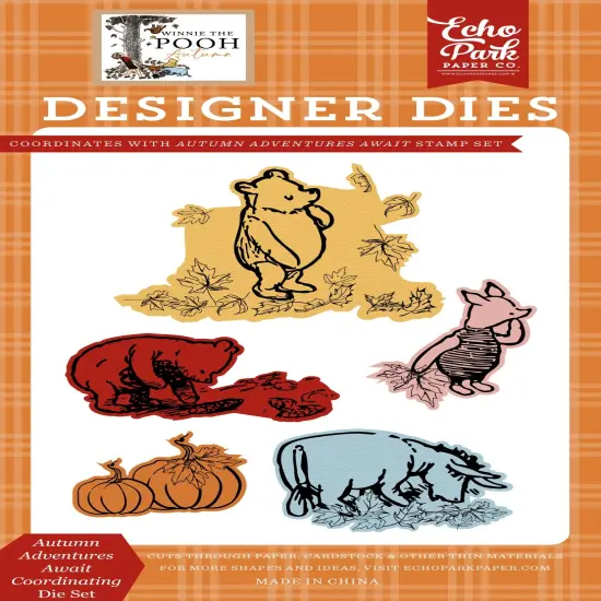 Winnie The Pooh Autumn Small Die Set-Autumn Adventures Await {1}