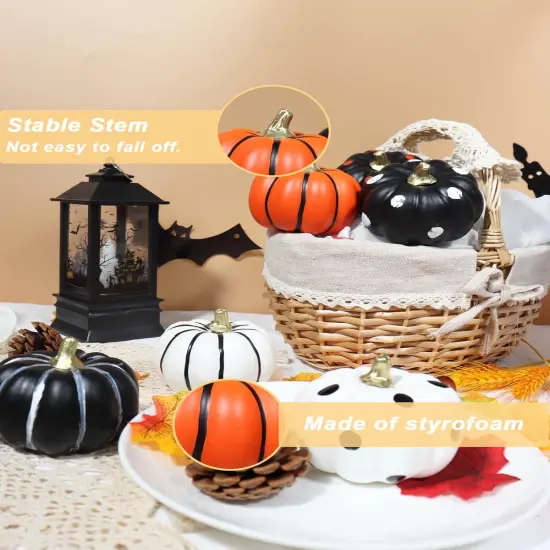6PCS Halloween Pumpkins Decor {2}