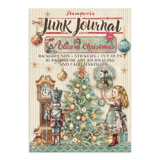 Stamperia Junk Journal With Journal -Alice In Christmas {3}