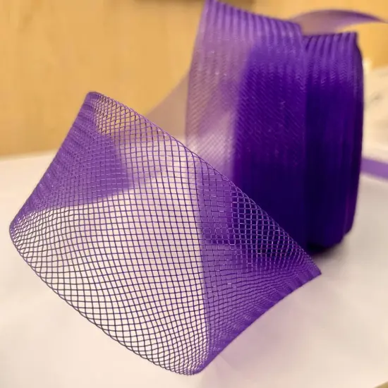 1 Yard Nylon Horsehair Trim 2" Wide Stiff Crinoline Braid for Costumes & Formal Wear Pink {2}