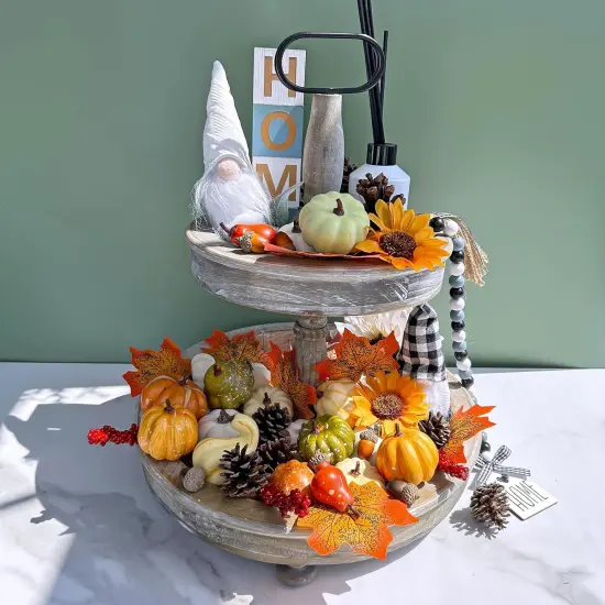 60 Pcs Assorted Fall Harvest Table Decoration {3}