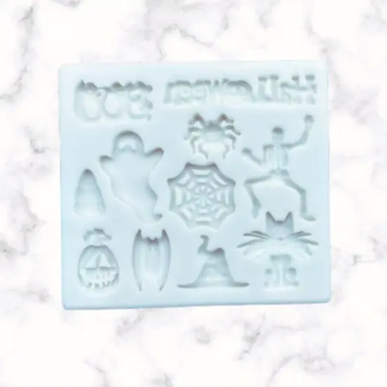 Halloween Theme 8 silicone mold {4}