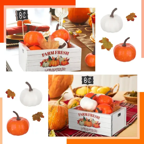 16 Pcs Fall Tiered Tray Decor {4}