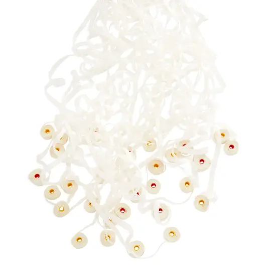 No Mess White Throw Streamers for Birthday Party, Wedding Reception, Grand Opening (30 Pack) {5}