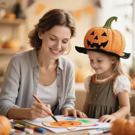 30PCS 3.5 Inches Wooden Pumpkin Cutouts Unfinished Blank Pumpkin {3}