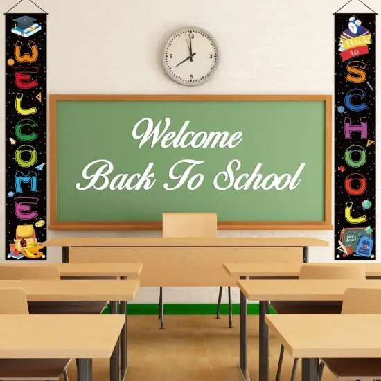 Welcome Back To School Door Banner {2}