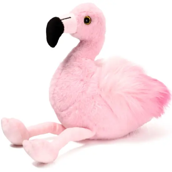 Bearington Lil&rsquo; Fifi Stuffed Plush Flamingo Toy, 7 inches , Made with Premium Fill, Pink Fur & Fuzzy Wings; Machine Washable, Gift for Animal Lovers, For Ages 1-14 {2}