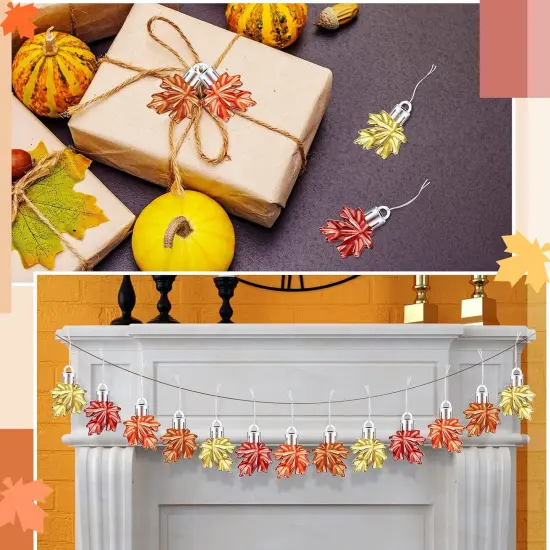 Fall Maple Leaf -(24 Pcs) {5}