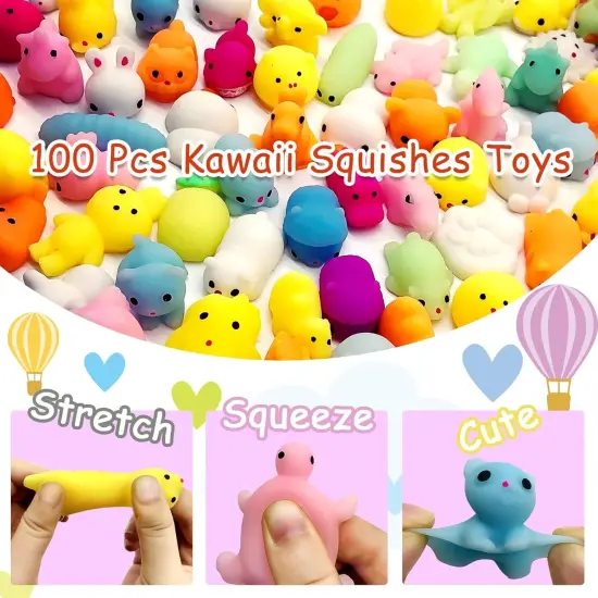 100 Pcs Kawaii Squishies {2}