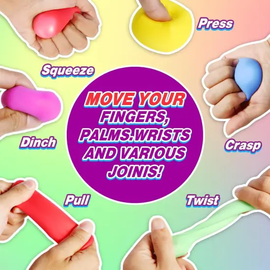 40 Pack Slow Rising Stress Cube Fidget Toys {2}