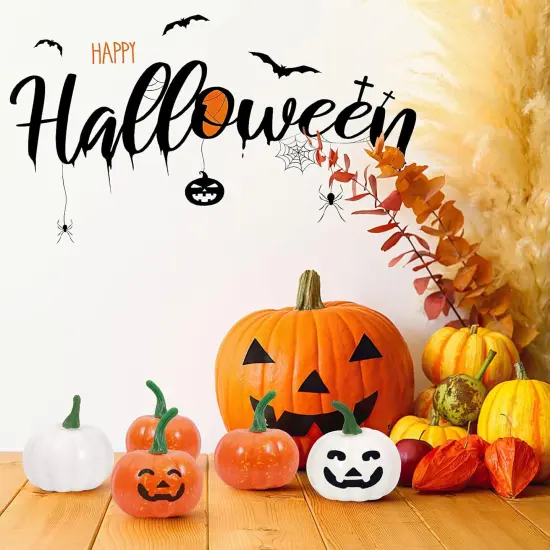 162 Pcs Artificial Pumpkins Set {4}