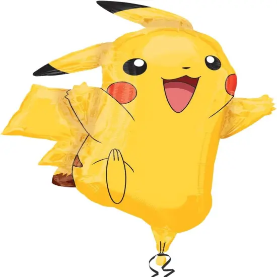 International 2946001 Pikachu Shape Balloon Pack, 31", Yellow {1}