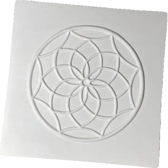 11" x 11" x 0.5" Dreamcatcher Texture Glass Fusing Kiln Mold {3}