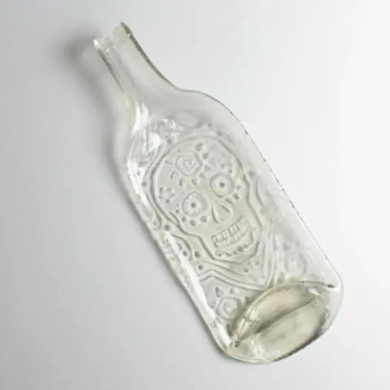 13.25" Sugar Skull Bottle Glass Fusing Kiln Mold {2}