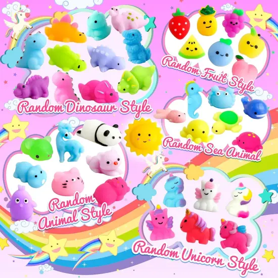 150 Pack Mochi Squishy Toys Kawaii Squishies {2}