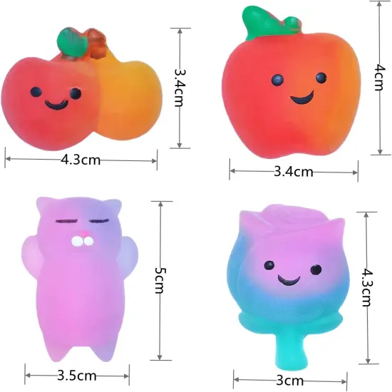 30 Pack Random Color Mochi Squishy {4}