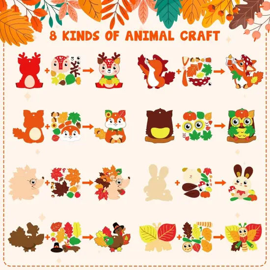 123pcs Fall Craft Kits for Kids {2}