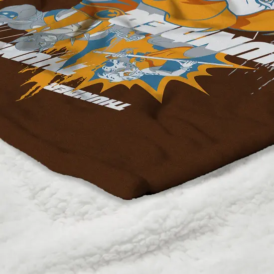 Warner Brothers Thundercats Silk Touch Sherpa Throw Blanket Thundercats hooo! {5}
