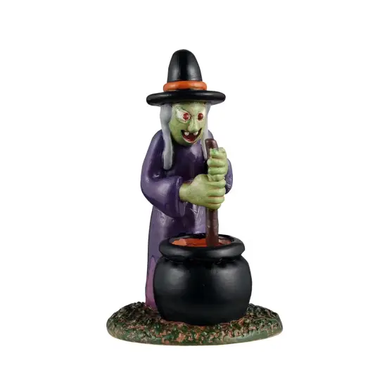 Inflatable Witch Yard Decoration - Lemax Spooky Town {1}