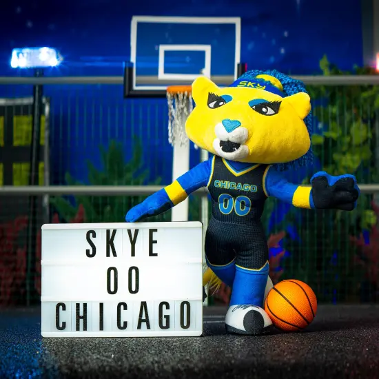 Bleacher Creatures Chicago Sky Skye the Lioness 10" Mascot Plush Figure {2}