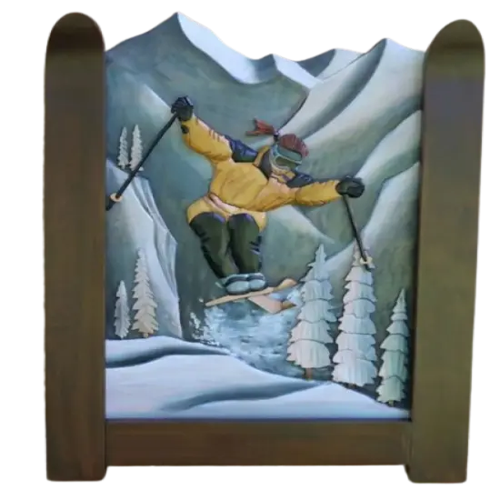 Ski Girl Wall Art &ndash; 24" x 28" {1}