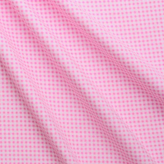 Mook Fabrics Gingham Flannel Fabric [43 in. Wide] - By The Yard Pink {2}