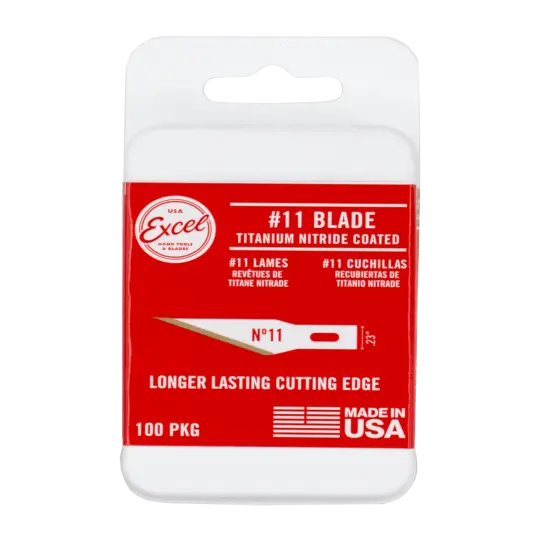 #11 TiN Coated Hobby Knife Blades {7}