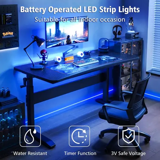 LED Strip Lights Battery Operated, 9.8ft 90 {2}