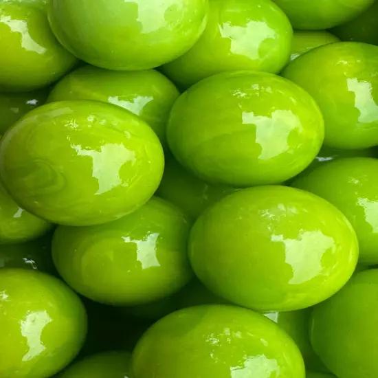 YOU CHOOSE COLOR Glass Marbles 25mm (1 inch) SHOOTER Taw Lot Green {6}