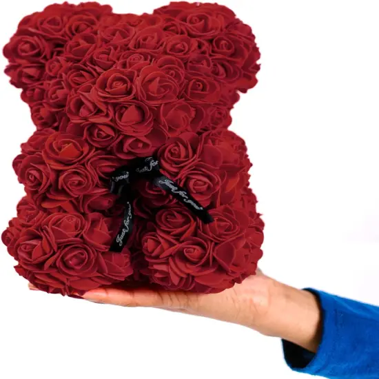 100 Pcs Foam Artificial Burgundy Roses Mini Fake Flowers Mini Artificial Fake Rose Heads Artificial Floral {6}