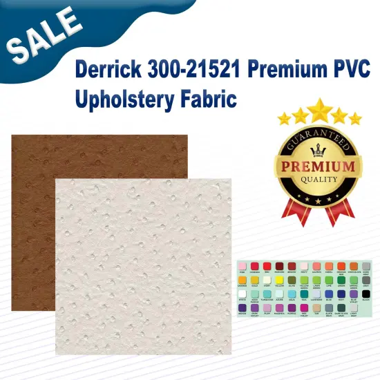 Derrick 300-21521 Premium PVC Upholstery Fabric Buckskin {2}