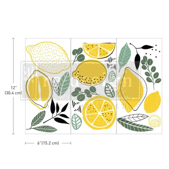 Small Transfers - Lemon - 3 sheets, 6"x12" {1}