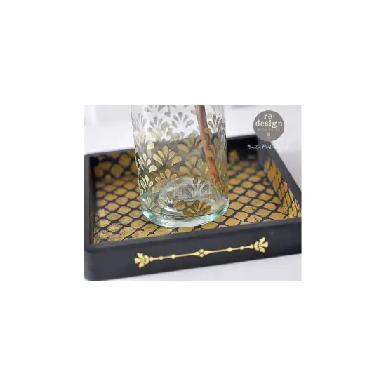 Redesign Stick & Style Stencil Roll - Eastern Fountain - 1 roll - 4in x 15yards self-adhesive plastic on roll  {2}