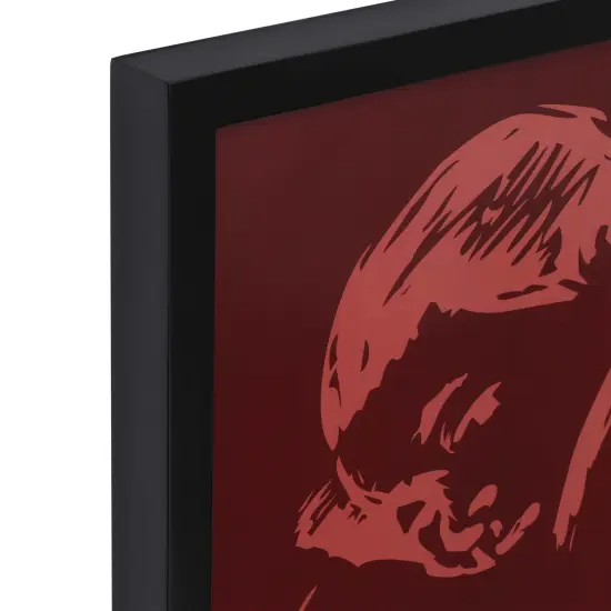 Ambiance Gallery Wood 1.5" Deep Picture Frames - 8-1/2 x 11" - 4 Pack Black Wood Frame, Shatter-Resistant Acrylic Glazing & MDF Backing, Horizontal or Vertical Wall Display {3}