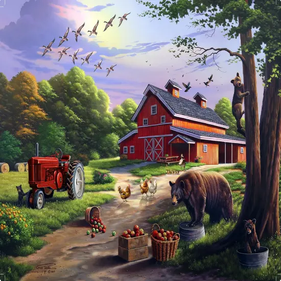 Sunsout Orchard Companions 1000 pc Jigsaw Puzzle 71918 {1}