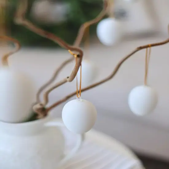 30 Pcs DIY Easter Eggs with 8 Pens, White Plastic Easter Eggs with Ribbon Rope, Paintable Fake Hanging Egg Ornaments Crafts for Kids {3}