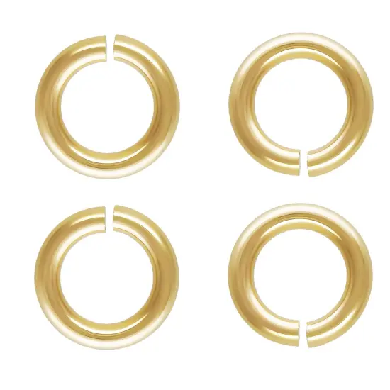 JewelrySupply Jump Ring - Round Open 4mm 1/20 14K Gold Filled(Package of 4) {1}