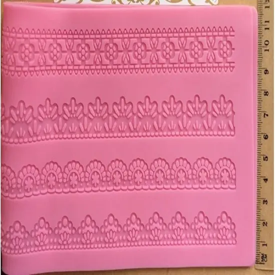 Embossing Mat Lace Band Silicone imprint {3}